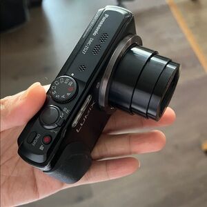 Black Digital Camera with Leica Lens
